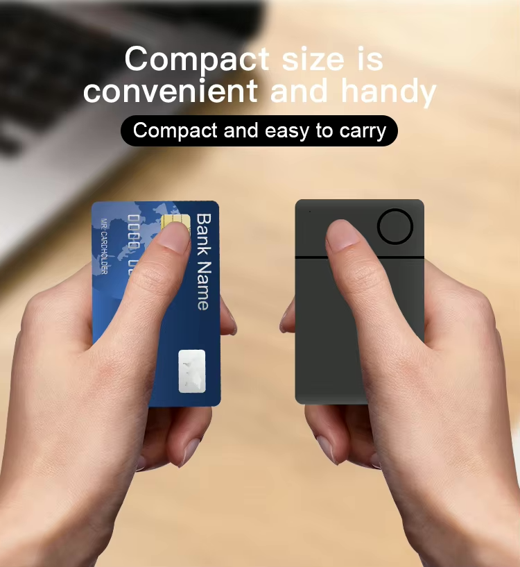 Scanotag SmartCard – Ultra-Thin Wallet Tracker with Apple Find My & QR Code
