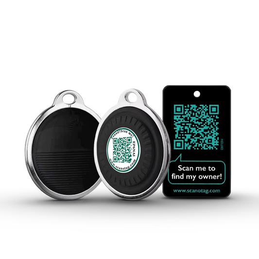 Scanotag Smart Bundle – QR Tag + Bluetooth Tracker