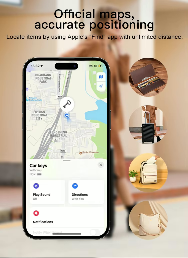 Scanotag SmartCard – Ultra-Thin Wallet Tracker med Apple Hitta min &amp; QR-kod
